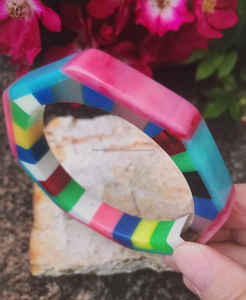 Handcrafted Vintage <b>Angel</b> Style Resin Craft for Women Customized High-End Customized Handcrafted Cufflink and Bangle From India - Product Image 3