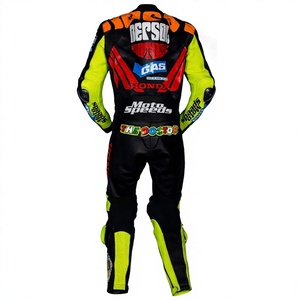 Traje de Carreras MotoCP Zonda 1 Pieza de Cuero Vacuno/Canguro para Moto/Traje de Motociclismo/Mono MotoCP para Motociclista con Armadura Nivel 2 - Product Image 2