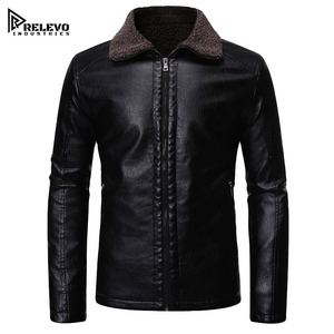 RELEVO INDUSTRY OEM Veste de moto en cuir véritable pour homme, fabriquée au Pakistan, col montant, tissu peigné, doublure en élasthanne, haute qualité - Product Image 3