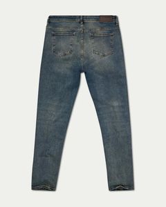 Jeans de Hombre Slim Fit, Denim Elástico Suave, Estilo Desgastado, Corte Ajustado, Estilo Urbano, Cómodos, con Decoración Bordada - Product Image 2