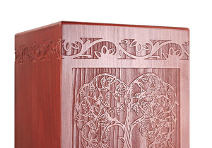 Urnes funéraires en bois pour cendres humaines adultes, personnalisables - Product Image 3