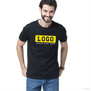 Servicio OEM, Camiseta Personalizada para Hombre con Logotipo Frontal Impreso, Lavada, Lisa, Casual, Cuello Redondo, Gruesa, Sublimada, 100% Algodón, Corte Regular - Product Image 1
