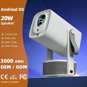 Nuevo Proyector Inteligente para Cine en Casa A005 Pro 2 en 1, Android, 4K Nativo, 1080P, Inalámbrico, Altavoz de 20W, Proyección de Video de 360 Grados - Product Image 1