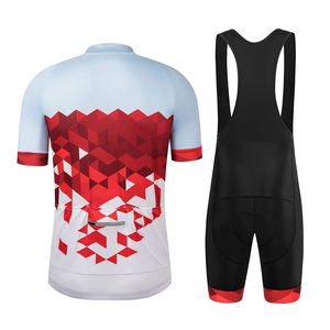 Conjunto de Uniforme de Ciclismo Profesional para Hombre, Jersey de Ciclismo de Manga Corta y Pantalones Cortos Acolchados, Transpirables y de Secado Rápido para Ciclismo - Product Image 3