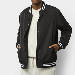 Chaqueta Varsity para Hombre ELITE CRAFT INDUSTRY, Resistente al Viento, Ecológica, Transpirable, con Exterior de Algodón, Cierre de Botones de Cuerno, Corte Holgado - Product Image 1