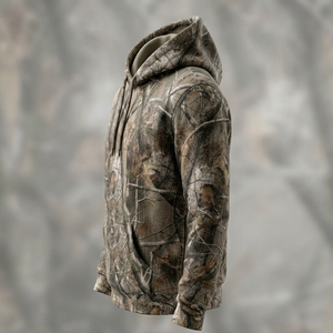 Sudadera con Capucha de Felpa Francesa con Estampado de Camuflaje de la Selva Personalizada, Sudadera Informal para Hombre y Mujer, Sudadera de Calle, Mezcla de Algodón, Top Cómodo - Product Image 4