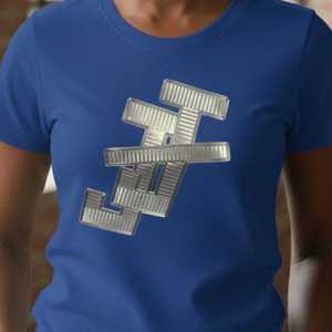 T-shirt graphique Jack and Jill pour femmes, manches courtes, décontracté, en coton, streetwear d'été, imprimé, logo personnalisé - Product Image 5