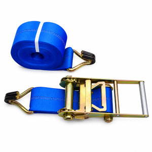 Correa de Amarre con Trinquete para Carga Industrial, 100 mm, 10000 kg, Poliéster de Alta Resistencia para Sujeción de Carga, Servicio OEM Personalizado - Product Image 1
