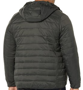 Black color Zipper Closure Waterproof & Windproof Camouflage <b>Pattern</b> Puffer <b>jacket</b> for men latest design new look <b>jackets</b> - Product Image 4