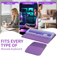 Tapis de Souris Gaming PU Grand Format Antidérapant 8 Pentes Anti-Rayures avec Impression par Transfert Thermique pour Ordinateur Portable, Bureau, Maison