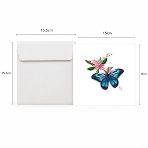 Wholesale Custom <b>Handmade</b> Quilling Cards Butterfly Flower Theme Special Occasions Home Business Gifts OEM/ODM Vietnam <b>Paper</b> - Product Image 2
