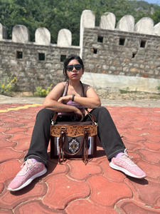 Nuevo 2024 diseñador de lujo a mano Tooled Saddle manta borla bolso de mano de alta calidad de cuero genuino bolsos de hombro cruzados para mujer - Product Image 2