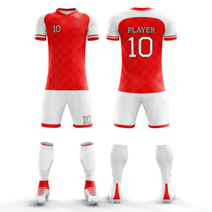 ODM Men's Soccer Jersey Set OEM Football Uniform Team Wear Kits Sublimation Design <b>Compression</b> Rugby Sportswear Uniform Sets - Product Image 1