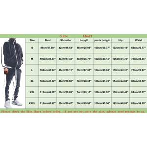 Survêtements de sport personnalisés slim fit les plus populaires, pas chers, prêts à être expédiés, respirants, pour hommes, pour le jogging - Product Image 4