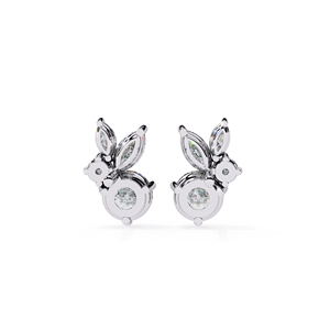 REYES New Design 925 Sterling Silver Round Cut 1 Carat VVS <b>Moissanite</b> Screw Back Stud Earrings GRA Certified Fine <b>Jewelry</b> - Product Image 6
