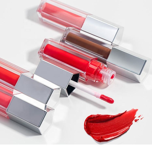 Wholesale Polygonal Branded Fruity <b>Lip</b> <b>Gloss</b> <b>Long</b> <b>Lasting</b> Pigments Waterproof Cute Nude Lipgloss - Product Image 4