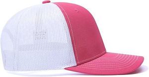 Pink Trucker <b>Hat</b> 6 Panel Mesh Back Adjustable Snapback Cap Casual Unisex Adult Outdoor Embroidery Spring <b>Summer</b> - Product Image 3