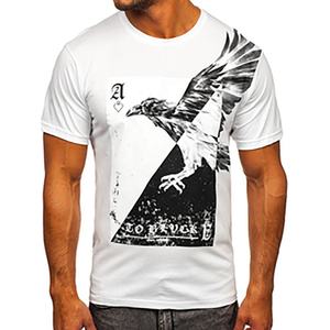 Camiseta de Hombre de Alta Calidad, Personalizada, de Poliéster/Algodón, Formal, Transpirable, Talla Grande, Cuello Redondo, Gruesa - Product Image 4