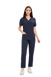 Uniforme Médico Transpirable, Nuevo y Económico, de Manga Corta para Hombre y Mujer, Ropa Delgada para Lavar a Mano, Ropa de Trabajo Elástica para Enfermería - Product Image 6