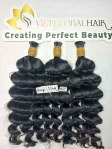 Super doble dibujado pelo virgen alta calidad a granel tendencia onda profunda precio al por mayor pelo crudo vietnamita doble dibujado paquetes - Product Image 4