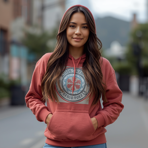 เสื้อฮู้ดสตรีทแวร์ แฟชั่นแนวอเมริกัน ผ้าฝ้ายฟลีซ แบบสวมหัว พร้อมบริการรับผลิตแบบ OEM ODM - Product Image 5