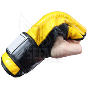 ถุงมือ MMA ออกแบบและสีตามสั่ง ผลิตในปากีสถาน ถุงมือ MMA สำหรับกิจกรรมกลางแจ้ง คุณภาพพรีเมียม - Product Image 5