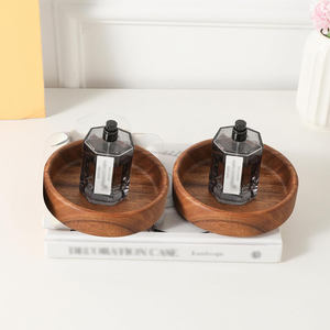 Premium <b>Walnut</b> Wood Serving Bowl Set Small Snacks & Charcuterie Bowl with Decorative Design for Rice & Dry Fruit Serving - Product Image 2