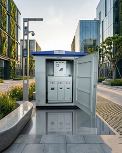 Poste de transformateur compact refroidi par huile 315 kVA 20 kV et 400 V ONAN ONAF avec bobinage en cuivre et commutateur de dérivation hors charge de type boîtier - Product Image 1