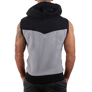 Nouveauté, vente flash, prix de gros, sweat à capuche sans manches de haute qualité pour hommes, sweats à capuche sans manches pour hommes - Product Image 3