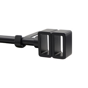 Barra de Cortina Moderna con Adornos y Soportes de Pared, Longitud Personalizable para Decoración de Ventanas - Product Image 2