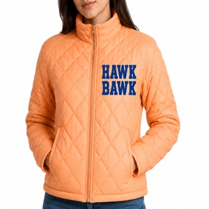 Chaqueta Acolchada con Cierre Completo para Mujer, Estilo Casual Moderno para el Día a Día, Chaqueta Acolchada con Cierre, Ropa Exterior Acolchada Cómoda, Chaqueta Estilo de Vida - Product Image 1