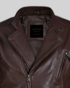 Chaqueta de Cuero para Hombre, a la Moda, Resistente al Viento, Chaqueta de Cuero para Hombre y Mujer, Estilos Personalizados, Charlotte Burnt, Múltiples Colores, Chaqueta de Cuero 2006 - Product Image 3