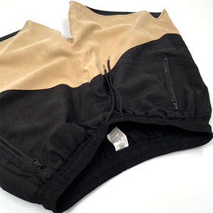 Shorts de sport décontractés pour hommes, style streetwear personnalisé, design patchwork, poches zippées, pour l'extérieur - Product Image 2