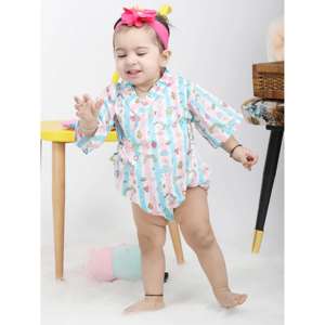 ชุดกิโมโนลายพิมพ์ลายทางลายยูนิคอร์นสีชมพู - Product Image 6