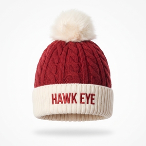 Gorro de Punto Trenzado de Dos Tonos con Pompón, Personalizado al por Mayor, Gorro de Invierno Unisex, Moda, OEM, ODM - Product Image 3