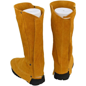 High Performance Industrial <b>Work</b> Safety Equipments Export Quality Welding Shoe <b>Covers</b> <b>Top</b> Quality Long Calf Length Shoes <b>Cover</b> - Product Image 4
