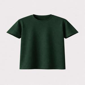Camiseta de algodón para hombre, color azul marino, manga corta, cuello redondo, corte regular, estilo casual. - Product Image 4