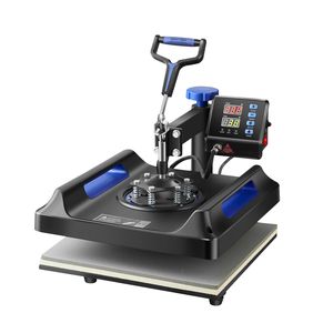 เครื่องรีดร้อนอเนกประสงค์แบบดิจิตอล 8 in 1 ขนาด 15x15 นิ้ว แบบแกว่งออกได้ สำหรับพิมพ์ลายเสื้อยืดและงานทรานเฟอร์ - Product Image 6