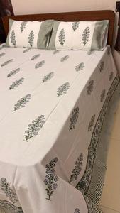 Elegante Juego de Ropa de Cama de Primavera, 100% Algodón, 200 Hilos, Estampado a Mano, Transpirable, Duradero, Desechable, Floral, de Lujo Ligero y Ecológico - Product Image 3