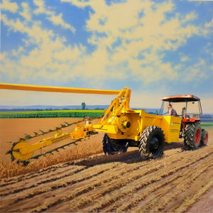 Máquina Zanjadora Hidráulica Tipo Tractor Vishwakarma, Compatible con Tractores de 50HP, Operación Manual, Bajo Precio, Gran Venta - Product Image 3