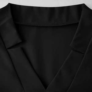 Conjuntos de Uniformes Médicos Unisex: Blusa de Enfermería con Bolsillos y Pantalones Jogger de Yoga Tejidos - Product Image 6