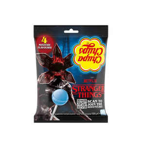 Chupaa Chupss STRANGER THINGS Piruletas de 5 Sabores, Bolsa Compartible de 120g Cada Una, en Cajas Maestras de 72 Unidades para Importadores de Alimentos - Product Image 4