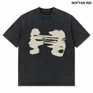Fabricant de T-shirts en Coton 100% Personnalisés par Sublimation, OEM ODM, T-shirts Graphiques, Vente en Gros, Marque Privée, Streetwear Oversize - Product Image 3