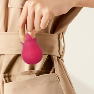 Juguete vibrador en forma de rosa para adultos ODM-Control remoto impermeable recargable por USB de varias velocidades - Product Image 6