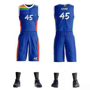 Tenue de sport respirante, uniformes de basket-ball, maillot de basket-ball réversible, ensemble de maillots pour hommes et femmes, entraînement en salle, séchage rapide - Product Image 2