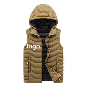 Gilet matelassé chaud pour homme sur mesure, 100% haute qualité, coupe-vent d'hiver pour homme, veste sans manches, gilet matelassé pour homme - Product Image 3