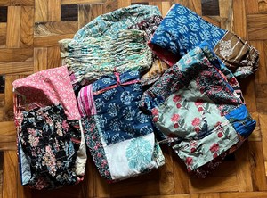 Jaif Textiles Handmade Patchwork Harem <b>Pants</b> Boho Cotton Lounge <b>Pants</b> with Pockets <b>Summer</b> Drawstring Unisex - Product Image 2