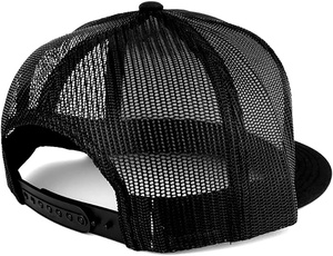Customizable 5-Panel Navy Blue Mesh Back Trucker Caps Low MOQ Snapback <b>Hats</b> Embroidered Logo for Men Women Performance - Product Image 3