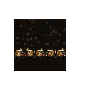 Hot Sale Glass Candle <b>Holder</b> Colorful Modern Theme Multi-Size Glass Mosaic <b>Tealight</b> <b>Holder</b> for Home Decoration - Product Image 6
