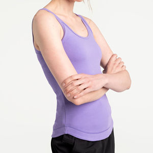 Camiseta Deportiva de Compresión para Mujer, de Alta Calidad, Verano, Personalizada, Transpirable, 100% Algodón, Impresión por Descarga, ODM, para Entrenamiento y Gimnasio - Product Image 4